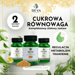 Cukrowa Równowaga: Methi + Aloe Vera + Amla