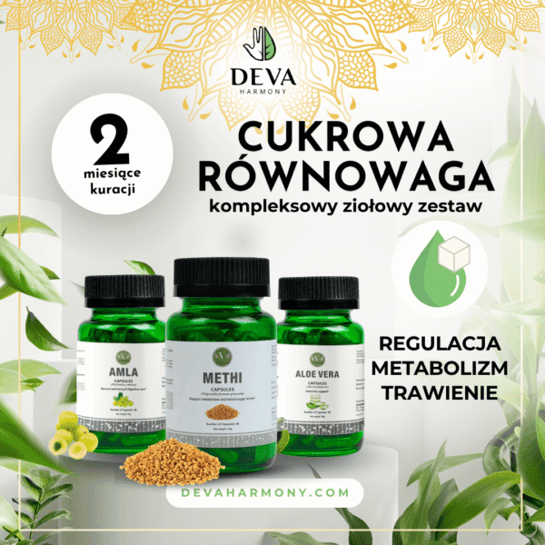Cukrowa Równowaga: Methi + Aloe Vera + Amla
