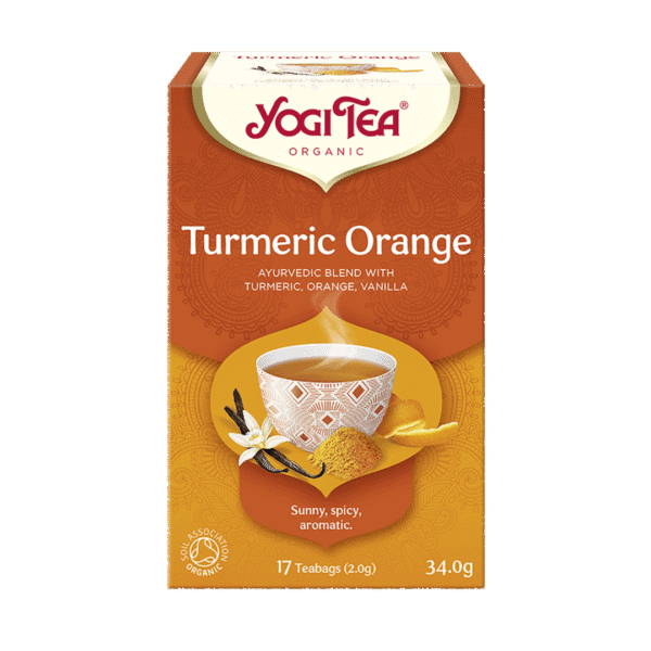 Herbata Yougi Tea Turmeric Orange - Kurkuma i pomarańcza