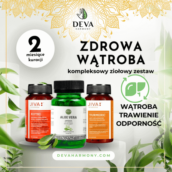 Zdrowa Wątroba: Kutki + Kurkuma z Amlą + Aloe Vera