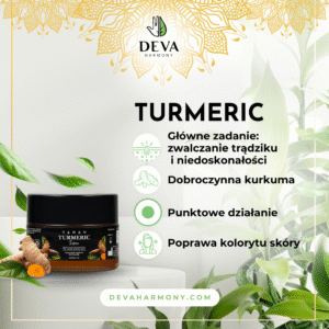Krem punktowy Turmeric - na niedoskonałości - 15g | Vanan
